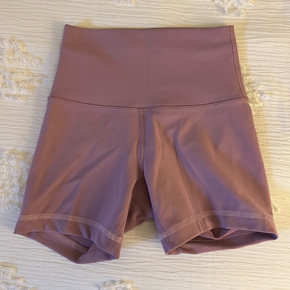 Lululemon 4” biker shorts